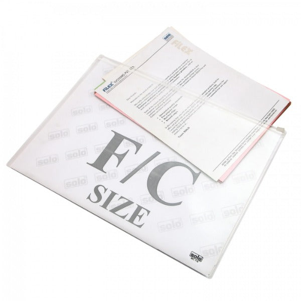Detec™ Solo MC116 Zipper Document Folder F/s Pack Of 50