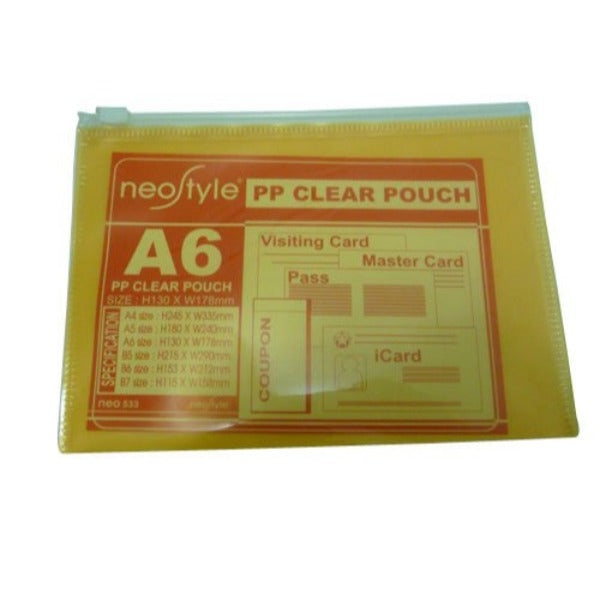 Detec™ Neo 533 Clear Pouch A6 (Pack of 4)
