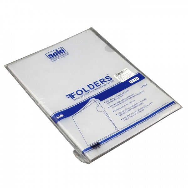 Detec™ Solo LF111 Clear Folder Fc Pack Of 100
