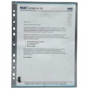 Detec™ Solo CH201 Document File Bag A4 Size Velcro Closure