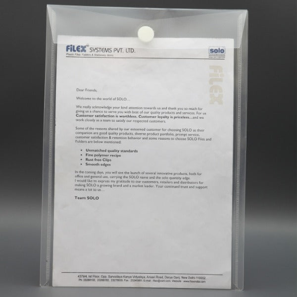 Detec™ Solo CH109 Document Velcro Envelope
