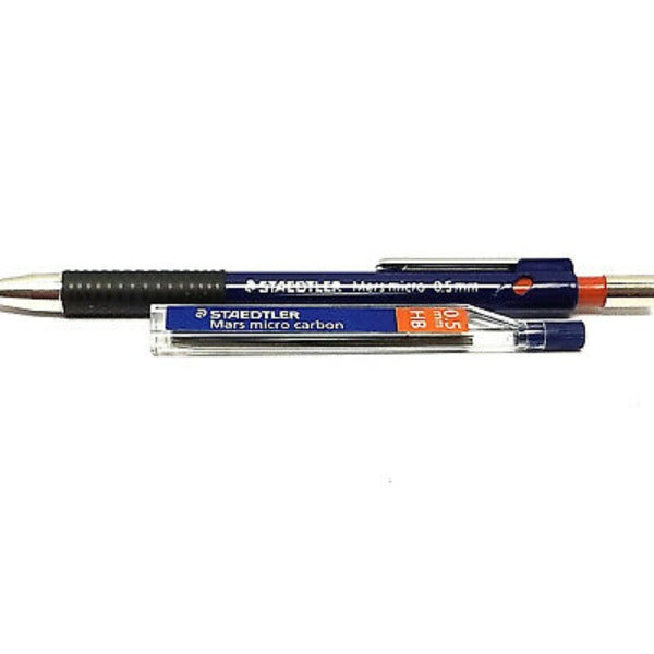 Detec™Stedtler मार्स माइक्रो मैकेनिकल पेंसिल: 0.5 1 पैक लीड के साथ
