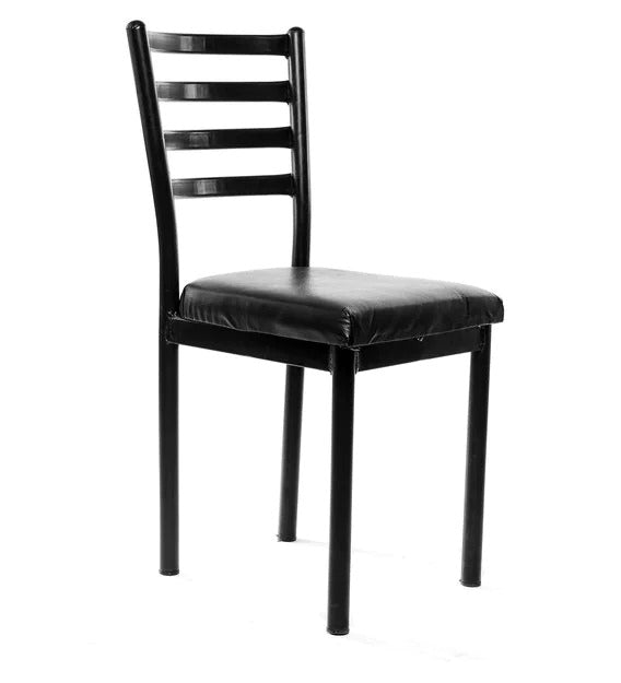 Detec™ Ladder Back Dining Chair in Black Colour Pack of 2