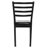 Load image into Gallery viewer, Detec™ Ladder Back Dining Chair in Black Colour Pack of 2
