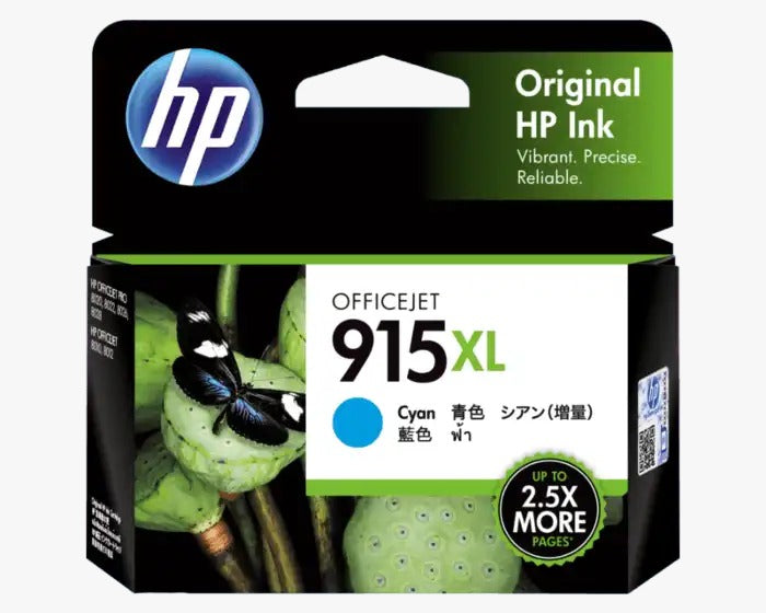 HP 915XL Cyan Original Ink Cartridge
