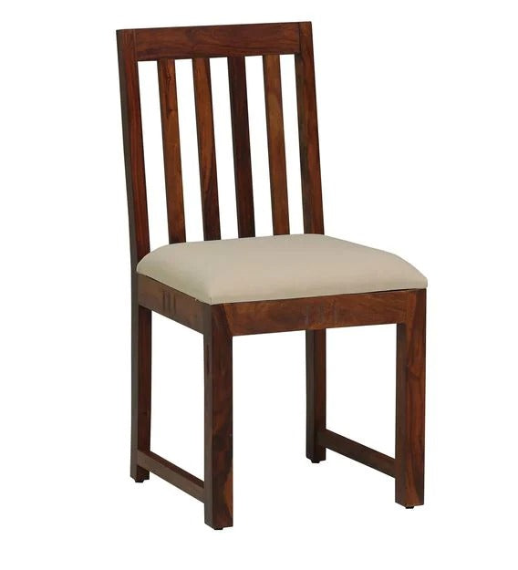 Detec™ Solid Wood Dining Chair (Set of 2) in Honey Oak Finish