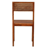 Load image into Gallery viewer, Detec™ Solid Wood Dining Chair (Set Of 2) in Honey Oak Finish
