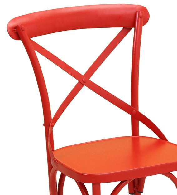 Detec™ Dining Chair (Set Of 2) In Red Colour