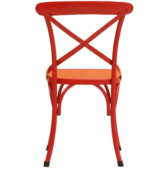 Detec™ Dining Chair (Set Of 2) In Red Colour