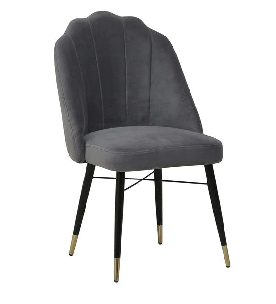Detec™ Dining Chair With Iron And Velvet Material