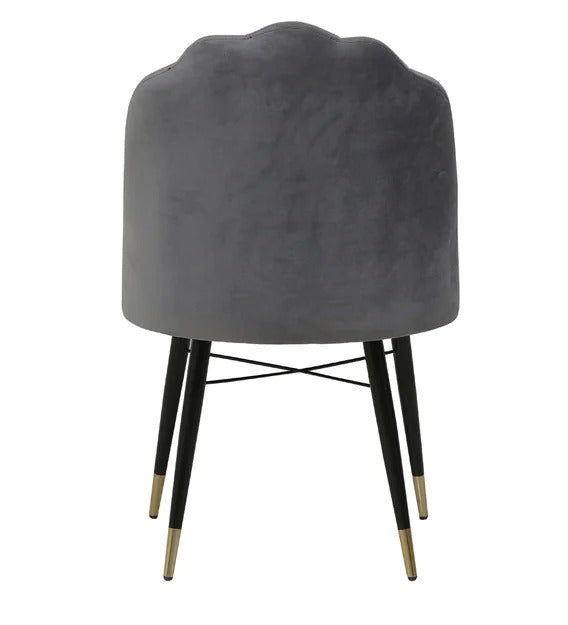Detec™ Dining Chair With Iron And Velvet Material