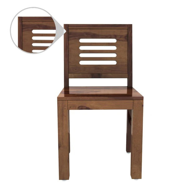 Detec™ Solid Wood Dining Chair (Set of 2) in Provincial Teak Finish