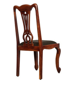 Detec™ Solid Wood Dining Chair (Set of 2) in Honey Oak Finish