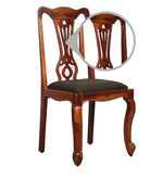 Load image into Gallery viewer, Detec™ Solid Wood Dining Chair (Set of 2) in Honey Oak Finish
