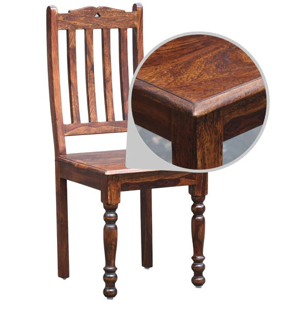 Detec™ Solid Wood Dining Chair (Set Of 2) In Provincial Teak Finish