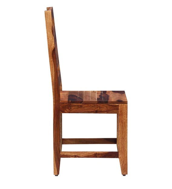 Detec™ Solid Wood Dining Chair (Set of 2) Sheesham Wood Material