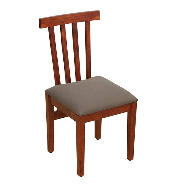 Detec™ Solid Wood Dining Chair (Set Of 2) In Honey Oak Finish