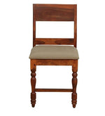 Load image into Gallery viewer, Detec™ Solid Wood Upholstered Dining Chair In Honey Oak Finish
