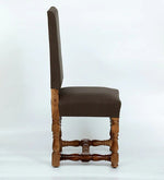 Load image into Gallery viewer, Detec™ Solid Wood Upholstered Dining Chair In Grey Colour
