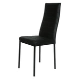 Load image into Gallery viewer, Detec™ Upholstered Dining Chair in Black Colour
