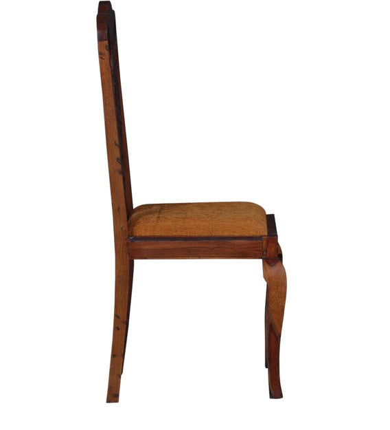 Detec™ Solid Wood Dining Chair (Set Of 2) In Honey Oak Finish