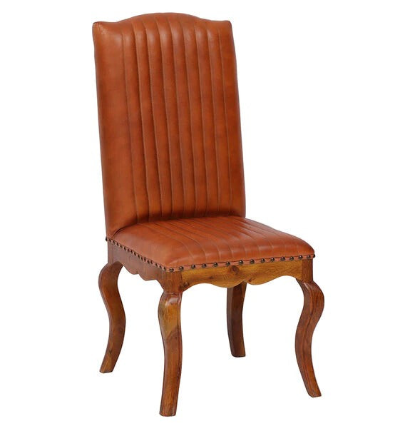 Detec™ Upholstered Dining Chair in Tan Colour