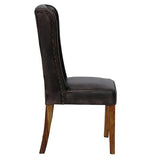 Load image into Gallery viewer, Detec™ Upholstered Dining Chair In Black Colour

