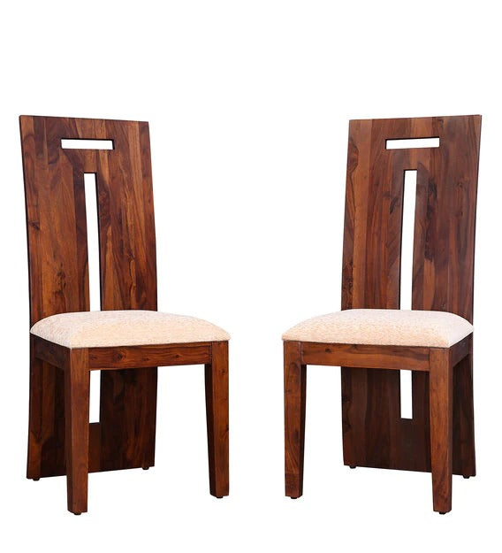 Detec™ Dining Chair (Set of 2) Solid Wood Material