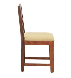 Detec™ Solid Wood Dining Chairs (Set Of 2) In Honey Oak Finish