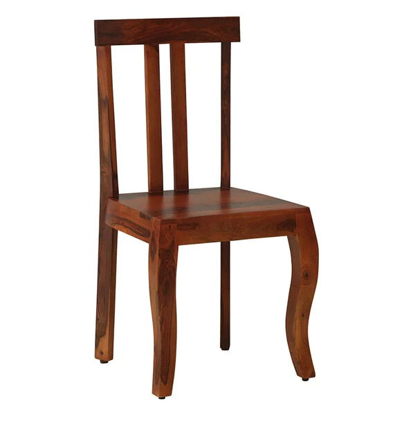 Detec™ Solid Wood Dinning Chair (Set Of 2) In Honey Oak Finish