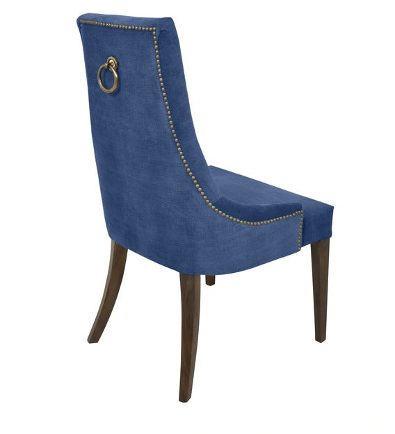 Detec™ Dining Chair In Blue Colour With Fabric