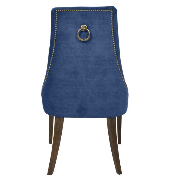 Detec™ Dining Chair In Blue Colour With Fabric