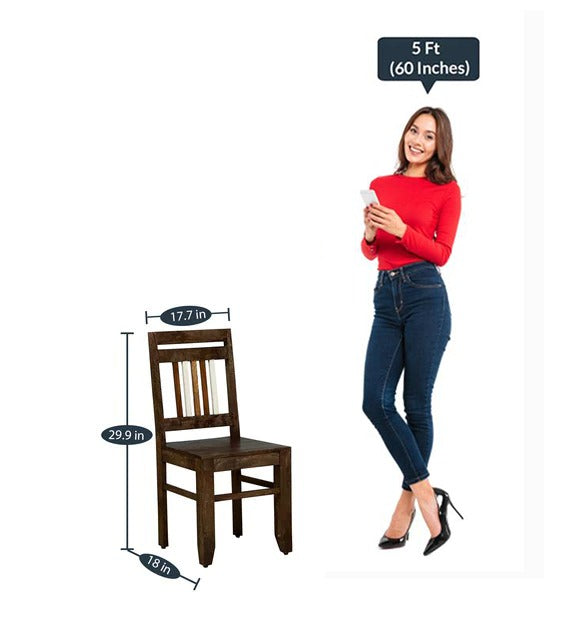 Detec™ Dining Chair Acacia Wood Material (Set of 2)