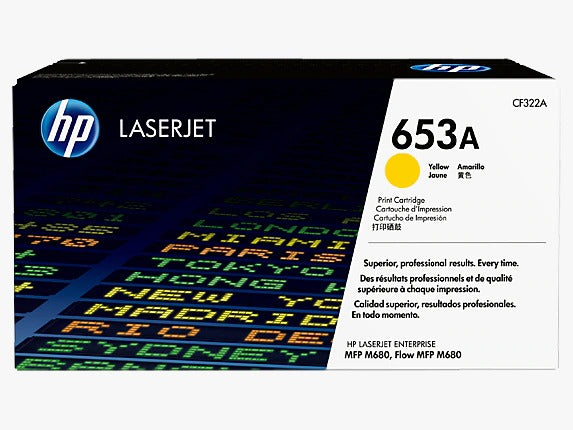 HP 653A Yellow Original LaserJet Toner Cartridge