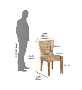 Detec™ Dining Chair in Walnut Colour