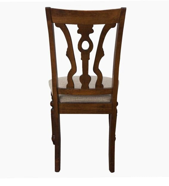 Detec™ Dining Chair in Brown Color - Set of 2 Engineered Wood