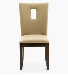 Detec™ Dining Chair in Beige Color Fabric Material (set of 2)