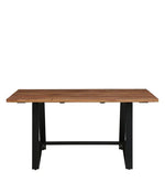 Load image into Gallery viewer, Detec™ Solid Wood 6 Seater Dining Table In Natural Acacia Finish
