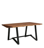 Load image into Gallery viewer, Detec™ Solid Wood 6 Seater Dining Table In Natural Acacia Finish
