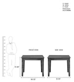 गैलरी व्यूवर में इमेज लोड करें, Detec™ Solid Wood 4 Seater Dining Table Sheesham Wood Material
