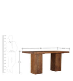 गैलरी व्यूवर में इमेज लोड करें, Detec™ Solid Wood 8 Seater High Dining Table in Premium Acacia Finish
