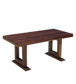 Load image into Gallery viewer, Detec™ Solid Wood 6 Seater Dining Table in Provincial Teak Finish
