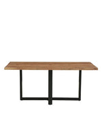 Load image into Gallery viewer, Detec™ Solid Wood 8 Seater Dining Table in Natural Acacia Finish
