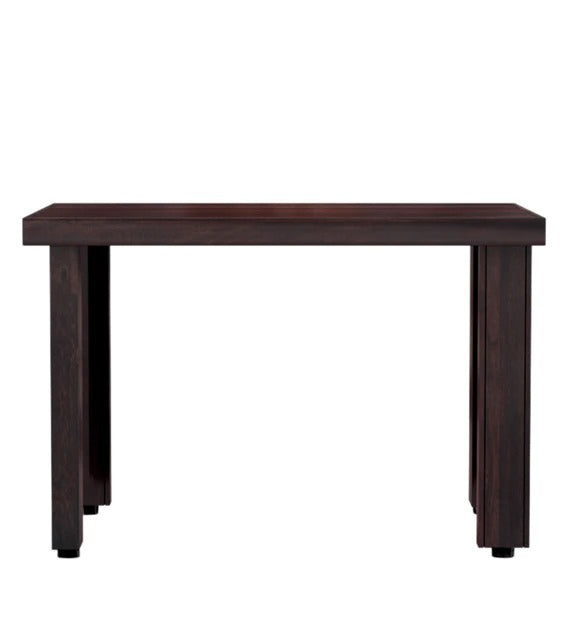 Detec™ Solid Wood 4 Seater Dining Table in Warm Chestnut Finish