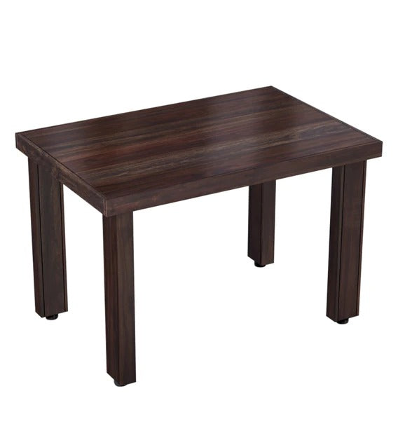Detec™ Solid Wood 4 Seater Dining Table in Warm Chestnut Finish