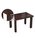 Load image into Gallery viewer, Detec™ Solid Wood 4 Seater Dining Table in Warm Chestnut Finish
