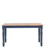 Load image into Gallery viewer, Detec™ Solid Wood 6 Seater Dining Table In Blue &amp; Natural Finish
