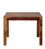 Load image into Gallery viewer, Detec™ Solid Wood 4 Seater Dining Table In Rustic Teak Finish
