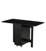 गैलरी व्यूवर में इमेज लोड करें, Detec™ 4 Seater Foldable Dining Table With Wheel in Walnut Finish
