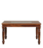 गैलरी व्यूवर में इमेज लोड करें, Detec™ Solid Wood 6 Seater Dining Table In Honey Oak Finish
